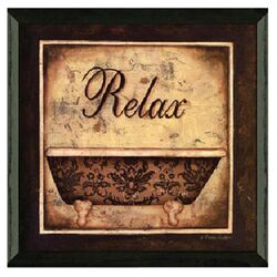 Relax Framed Wall Art by Michele Deaton