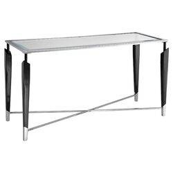 Hollywood Console Table in Chrome