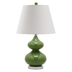 Eva Table Lamp in Fern Green (Set of 2)