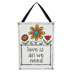 Love Is All We Need Hanging Canvas Art