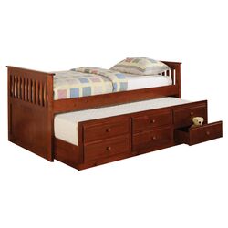 Payson Mission Trundle Daybed in Cherry