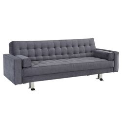 Rudolpho Converitble Sofa in Charcoal