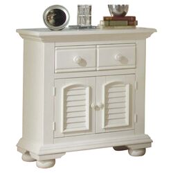 Cottage 2 Drawer Nightstand in White