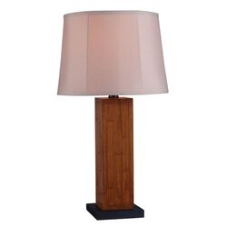 Rome Outdoor Table Lamp in Teak