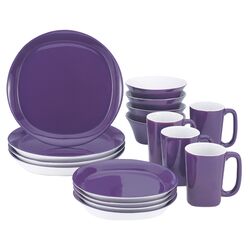 Rachael Ray 16 Piece Stoneware Set in Purple