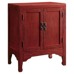 Accent Cabinet in Red
