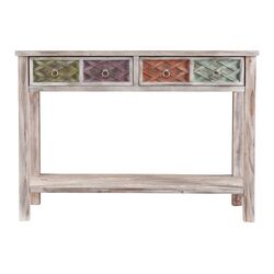 Denison Console Table in White Wash