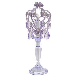 Chandelier Table Lamp in Purple