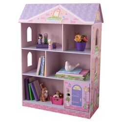 Dollhouse Bookcase in Pink & Purple