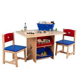 Star Kids 5 Piece Table & Chair Set in Natural