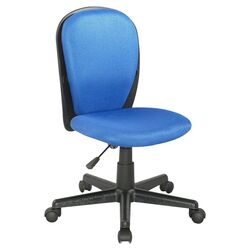 Mid Back Youth Desk Chair in Blue