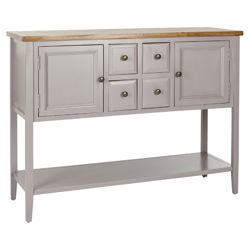 Wood Trends Natural Home Console Table in Gunmetal Wood Trends Natural Home Console Table in Gunmetal