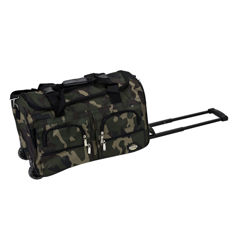 Camouflage Duffel Bag in Dark Green Camouflage Duffel Bag in Dark Green