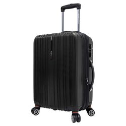 Tasmania Expandable Suitcase in Black