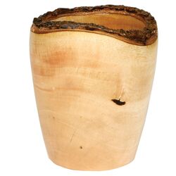 Mango Wood Utensil Vase in Natural
