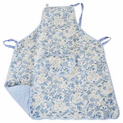 Quilted Apron in Blue