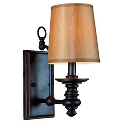 Transitional 1 Light Wall Sconce in Bronze