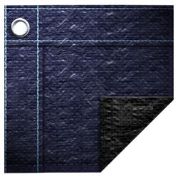 Super Rectangular In-Ground Pool Cover in Blue