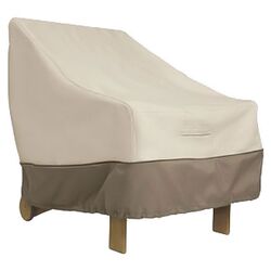 High Back Chair Cover in Tan