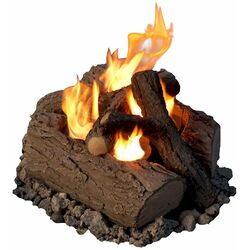 Outdoor Fire Log in Brown