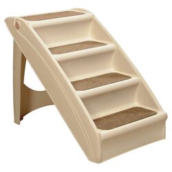 4 Step Pet Stairs in Ivory