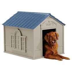 Deluxe Dog House in Taupe