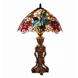Flower Table Lamp in Bronze