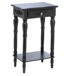 Empire End Table in Black