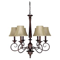 Hammond 6 Light Chandelier in Bronze