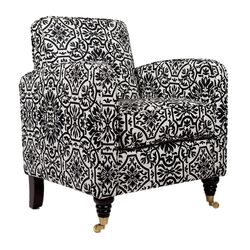 Grant Armchair in Black & White