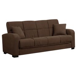 Damen Covertible Sleeper Sofa in Brown