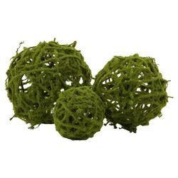 Eden 3 Piece Topiary Sphere Set in Emerald