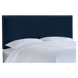 Dominica Upholstered Headboard in Blueberry