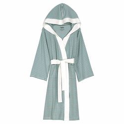 Jersey Knit Bath Robe in Teal