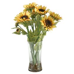 Sunflowers Arrangement in Yellow & Brown
