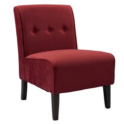 Coco Slipper Chair in Red