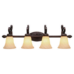 Rae 4 Light Wall Sconce in Cordoban Bronze