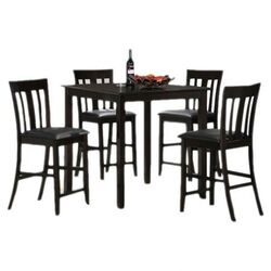Cafe 5 Piece Pub Dining Set in Cappuccino