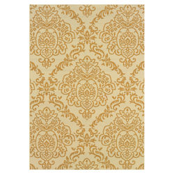 Bali Ivory & Gold Floral Rug Bali Ivory & Gold Floral Rug