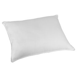 Fiber Surround Memory Foam Pillow in White
