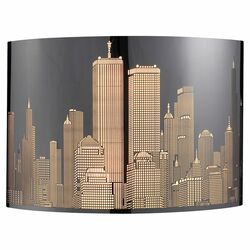 City 1 Light Wall Sconce in Stainless Steel