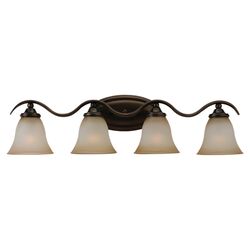 Rialto 4 Light Wall Sconce in Russet Bronze
