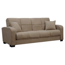 Damen Convert-a-Couch® Sleeper Sofa in Crimson Red