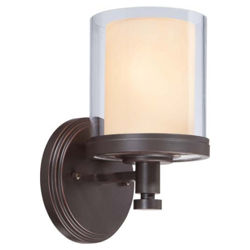 Decker 1 Light Wall Sconce in Bronze