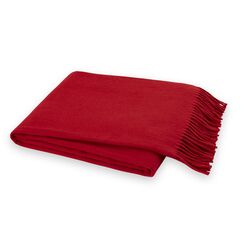Assiro Solid Throw in True Red