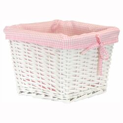 Willow Small Basket Liner in Pink