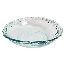 Artisan Clear Glass Shallow Bowl