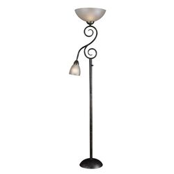 Kenneth Floor Lamp in Smoke Bronze