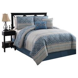 Havoc 6 Piece Comforter Set in Blue