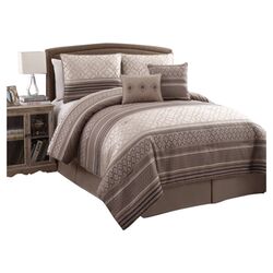 Kimberly 8 Piece Comforter Set in Blue